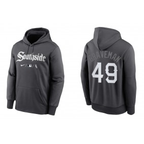 Men's Chicago White Sox Kendall Graveman Anthracite City Connect Pullover Hoodie