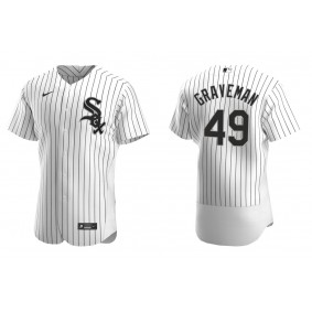 Men's Chicago White Sox Kendall Graveman White Authentic Home Jersey