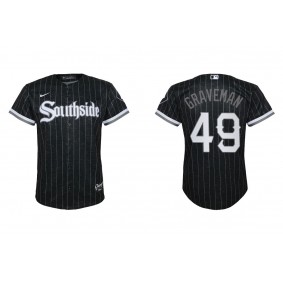 Youth Chicago White Sox Kendall Graveman Black City Connect Replica Jersey