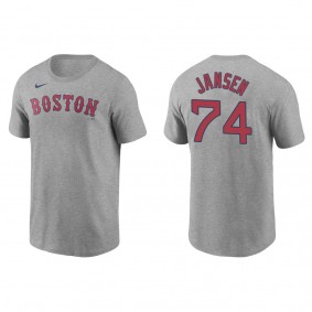Kenley Jansen Men's Boston Red Sox Mookie Betts Nike Gray Name & Number T-Shirt