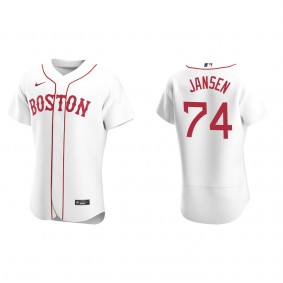 Kenley Jansen Men's Boston Red Sox Nike White Alternate Authentic Jersey