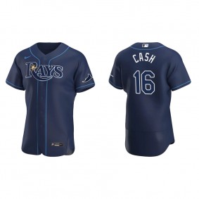 Kevin Cash Men's Tampa Bay Rays Nike Navy Alternate Authentic Jersey