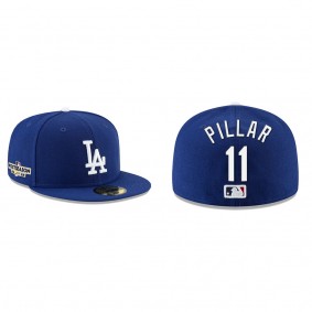 Kevin Pillar Los Angeles Dodgers Royal 2022 Postseason Side Patch 59FIFTY Fitted Hat