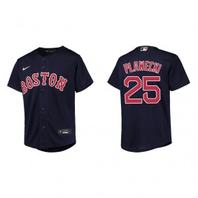 Kevin Plawecki Youth Boston Red Sox Navy Replica Jersey