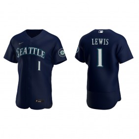 Kyle Lewis Seattle Mariners Navy Alternate Authentic Jersey