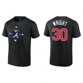 Kyle Wright Atlanta Braves Fanatics Branded Black 2022 Postseason Bound T-Shirt