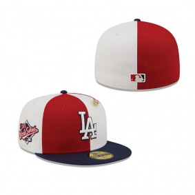 La Dodgers Pinwheel Americana Red 59FIFTY Fitted Hat