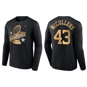 Lance McCullers Houston Astros Black 2022 World Series Champions Parade T-Shirt
