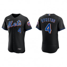 Lenny Dykstra Men's New York Mets Nike Black Alternate Authentic Jersey