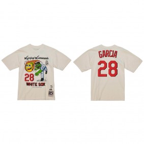 Leury Garcia Chicago White Sox Lyrical Lemonade x M&N Cream T-Shirt