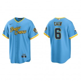 Lorenzo Cain Brewers City Connect Replica Jersey