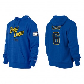Lorenzo Cain Brewers Royal City Connect Pullover Hoodie