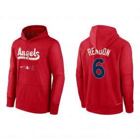 Anthony Rendon Men's Angels Red 2022 City Connect Authentic Collection Therma Performance Pullover Hoodie