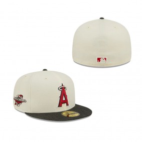 Los Angeles Angels Black Denim 59FIFTY Fitted Hat