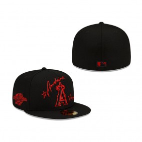 Los Angeles Angels Cursive 59FIFTY Fitted Hat
