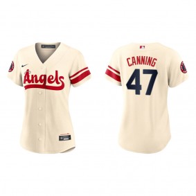Griffin Canning Women's Angels Cream 2022 City Connect Replica Team Jersey