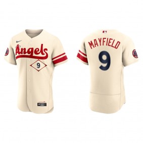 Jack Mayfield Men's Angels Cream 2022 City Connect Authentic Team Jersey