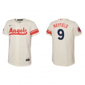 Jack Mayfield Youth Angels Cream 2022 City Connect Replica Team Jersey