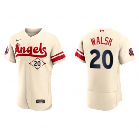 Jared Walsh Men's Angels Cream 2022 City Connect Authentic Team Jersey