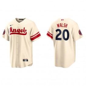 Jared Walsh Men's Angels Cream 2022 City Connect Replica Player Jersey