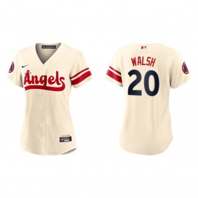 Jared Walsh Women's Angels Cream 2022 City Connect Replica Team Jersey