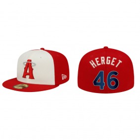 Jimmy Herget Angels Red 2022 City Connect 59FIFTY Fitted Hat