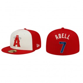 Jo Adell Angels Red 2022 City Connect 59FIFTY Fitted Hat