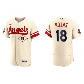 Jose Rojas Men's Angels Cream 2022 City Connect Authentic Team Jersey