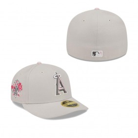 Men's Los Angeles Angels Khaki 2023 Mother's Day Low Profile 59FIFTY Fitted Hat
