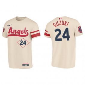 Kurt Suzuki Angels Cream 2022 City Connect T-Shirt