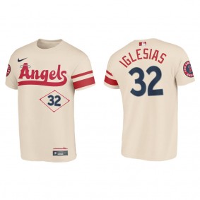 Raisel Iglesias Angels Cream 2022 City Connect T-Shirt