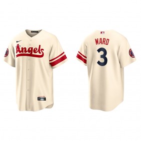 Taylor Ward Men's Angels Cream 2022 City Connect Replica Player Jersey