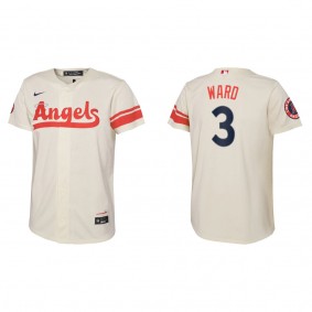 Taylor Ward Youth Angels Cream 2022 City Connect Replica Team Jersey