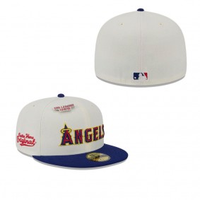 Men's Los Angeles Angels White Big League Chew Original 59FIFTY Fitted Hat