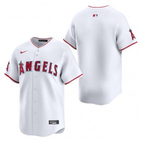 Men's Los Angeles Angels White Home Limited Jersey