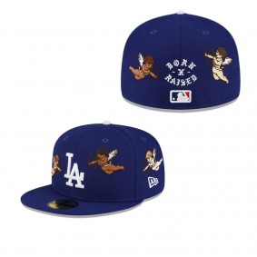 Men's Los Angeles Dodgers Born x Raised Royal Cherub 59FIFTY Fitted Hat