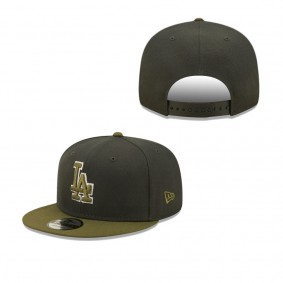 Men's Los Angeles Dodgers Charcoal Green Color Pack Two-Tone 9FIFTY Snapback Hat