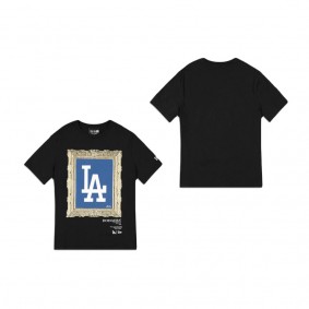 Los Angeles Dodgers Curated Customs Black T-Shirt