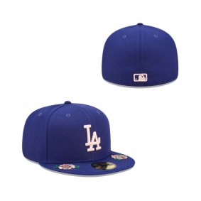 Los Angeles Dodgers Double Roses Fitted Hat