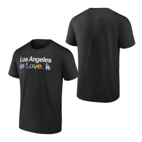 Men's Los Angeles Dodgers Fanatics Branded Black City Pride T-Shirt