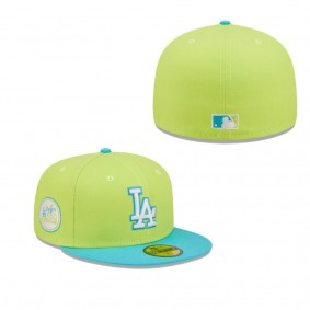 Los Angeles Dodgers Green 1980 MLB All-Star Game Cyber Vice 59FIFTY Fitted Hat