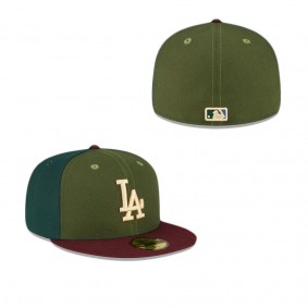 Los Angeles Dodgers Just Caps Dark Green 59FIFTY Fitted Hat