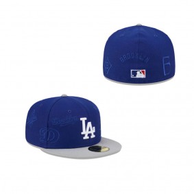 Los Angeles Dodgers Multi Logo 59FIFTY Fitted Hat