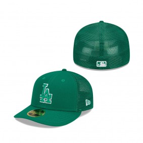 Los Angeles Dodgers New Era 2022 St. Patrick's Day On-Field Low Profile 59FIFTY Fitted Hat Green