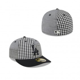 Los Angeles Dodgers Patch Plaid Low Profile 59FIFTY Fitted Hat