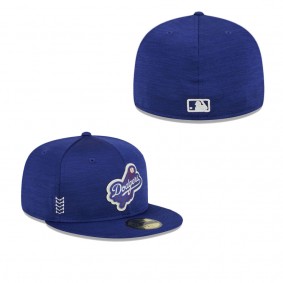 Men's Los Angeles Dodgers Royal 2024 Clubhouse 59FIFTY Fitted Hat
