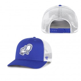 Los Angeles Dodgers Royal 2022 City Connect Trucker Snapback Hat