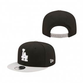 Los Angeles Dodgers New Era Spring Two-Tone 9FIFTY Snapback Hat Black Gray