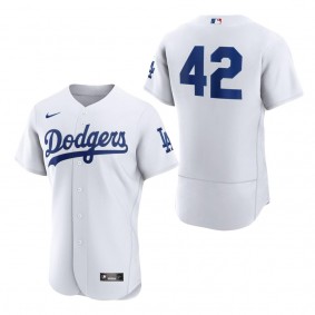 Men's Los Angeles Dodgers White 2023 Jackie Robinson Day Authentic Jersey