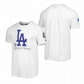 Men's Los Angeles Dodgers White Historical Championship T-Shirt